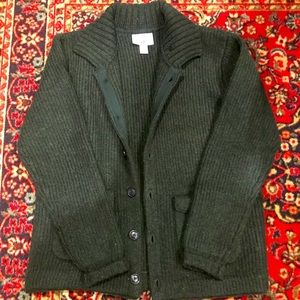 Men’s Green Wool Sweater